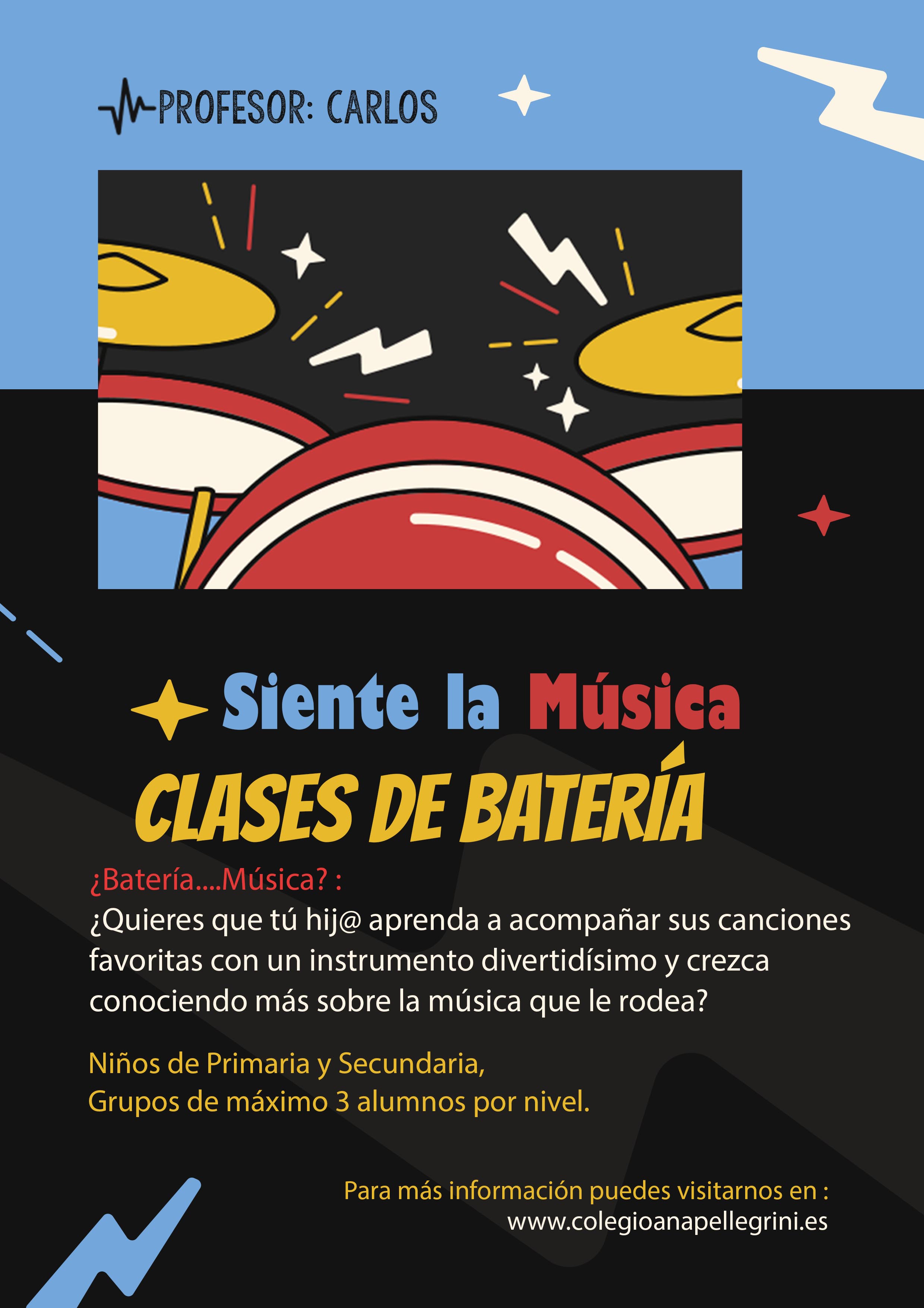 NUEVA ACTIVIDAD EXTRAESCOLAR: BATERÍA