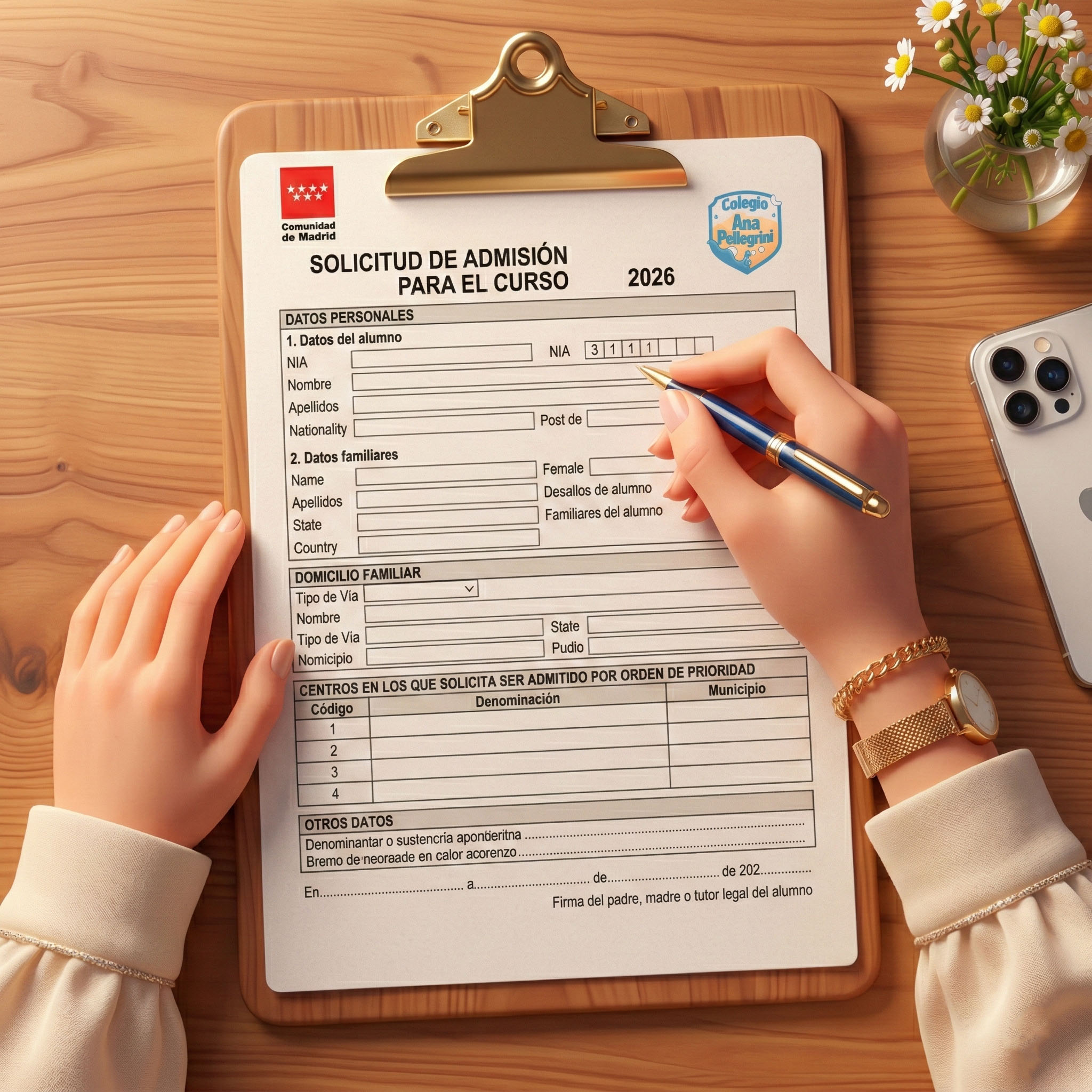 ADMISIÓN 2026/27 - DOCUMENTACIÓN